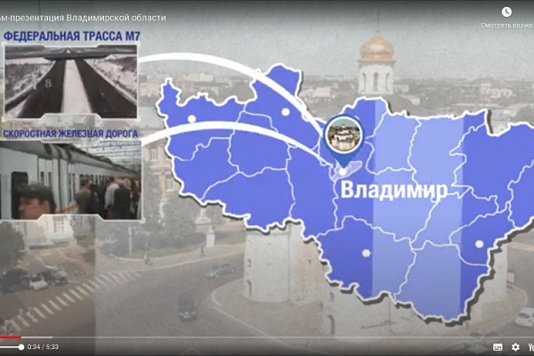 Фильм-презентация Владимирской области